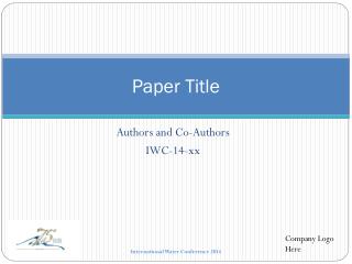 Paper Title