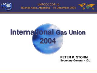UNFCCC COP 10 Buenos Aires, Argentina – 10 December 2004