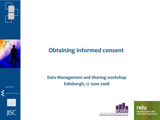 Obtaining informed consent