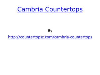 Cambria Countertops