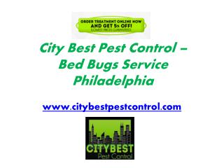 Bed Bugs Service Philadelphia - www.citybestpestcontrol.com