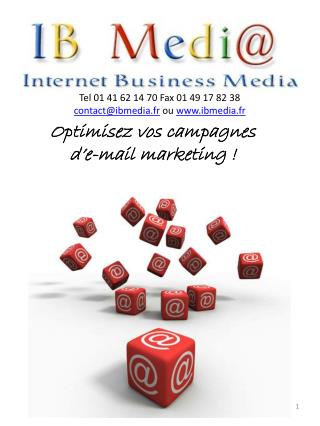 Optimisez vos campagnes d’e-mail marketing !