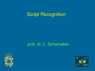 Script Recognition