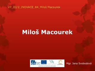 Miloš Macourek