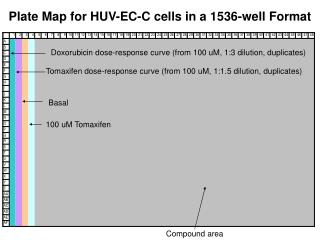 Plate Map for HUV-EC-C cells in a 1536-well Format