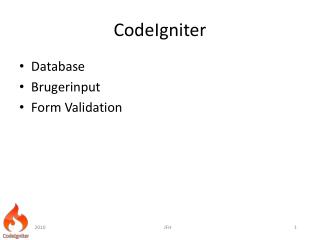 CodeIgniter