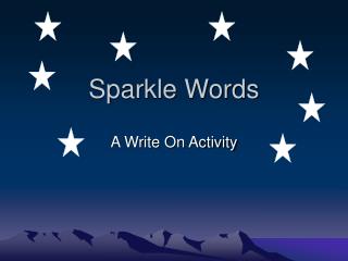 Sparkle Words