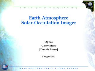 Earth Atmosphere Solar-Occultation Imager