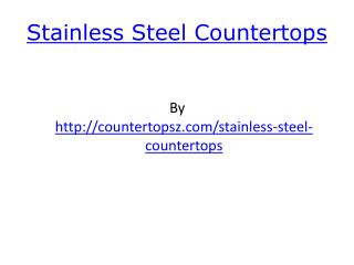 Stainless Steel Countertops