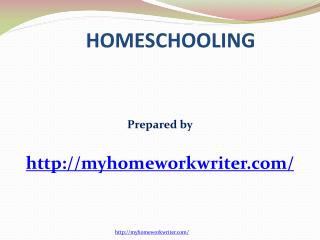 Homeschooling