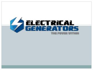 Electrical Generators