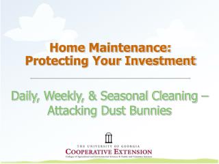 Home Maintenance: Protecting Your Investment