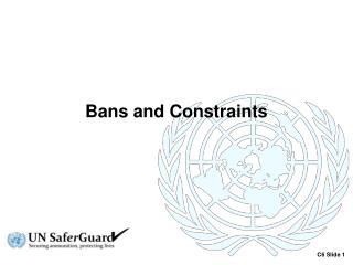 Bans and Constraints