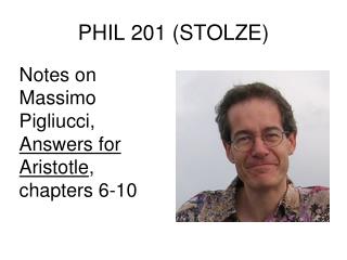 PHIL 201 (STOLZE)