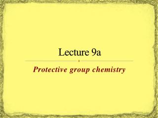 Lecture 9a