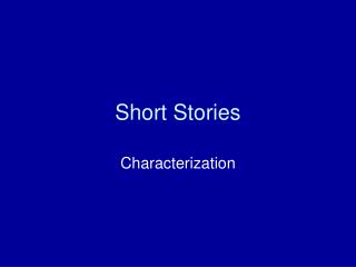 Short Stories