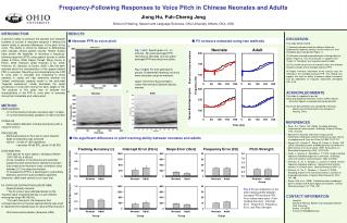 Frequency-Following Responses to Voice Pitch in Chinese Neonates and Adults