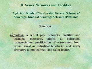 Sewerage