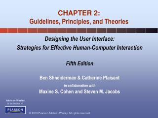 CHAPTER 2: Guidelines, Principles, and Theories