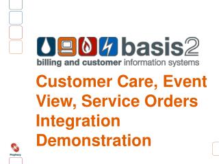 Customer Care, Event View, Service Orders Integration Demonstration