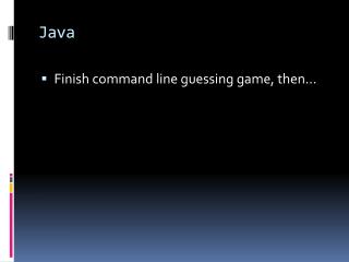 Java