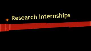 Research Internships
