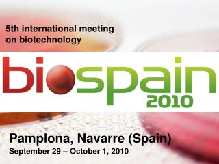 5th international meeting on biotechnology