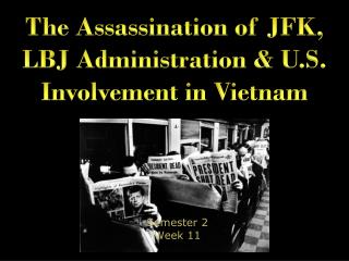The Assassination of JFK, LBJ Administration &amp; U.S. Involvement in Vietnam