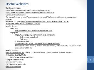 Useful Websites