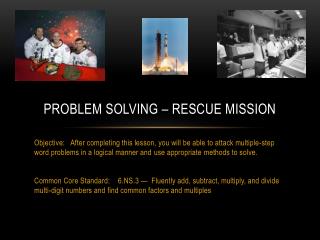 Problem Solving – Rescue Mission