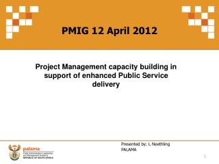 PMIG 12 April 2012