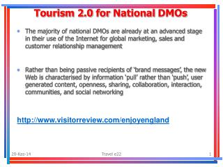 Tourism 2.0 for National DMOs
