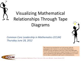 Visualizing Mathematical Relationships Through Tape Diagrams