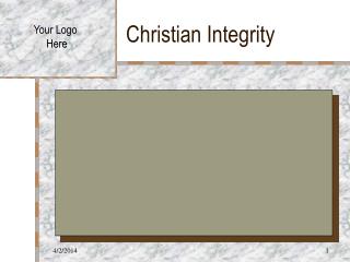 Christian Integrity