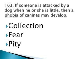 Collection Fear Pity