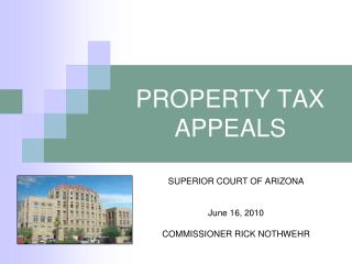 PROPERTY TAX APPEALS