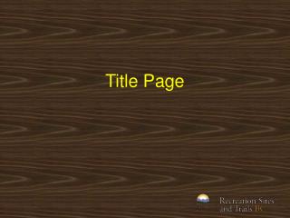 Title Page