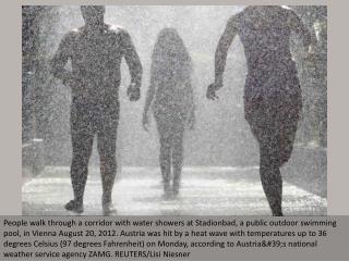 Late summer heat wave hits Europe