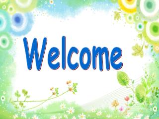 Welcome