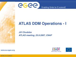 ATLAS DDM Operations - I