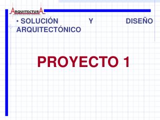 PROYECTO 1