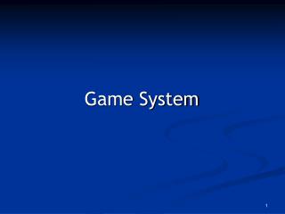 Game System