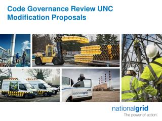 Code Governance Review UNC Modification Proposals