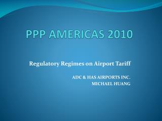 PPP AMERICAS 2010