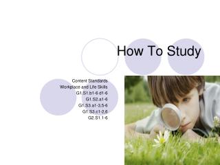 How To Study