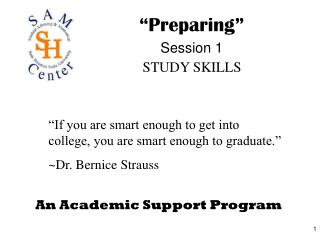 An Academic Support Program