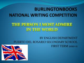 BURLINGTONBOOKS NATIONAL WRITING COMPETITION