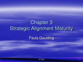 Chapter 3 Strategic Alignment Maturity