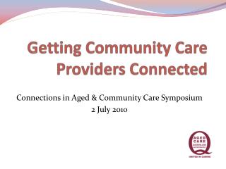 Getting Community Care Providers Connected