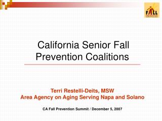 California Senior Fall Prevention Coalitions